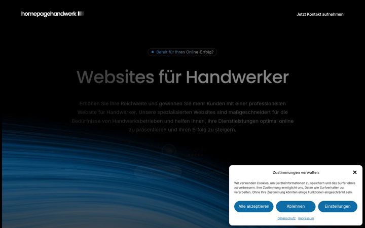 Screenshot of homepagehandwerk.de