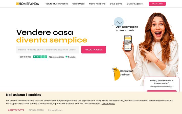 Screenshot of homepanda.it