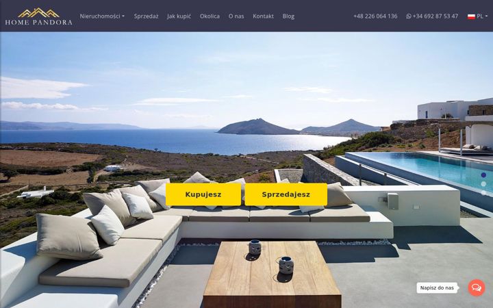 Screenshot of homepandora.com