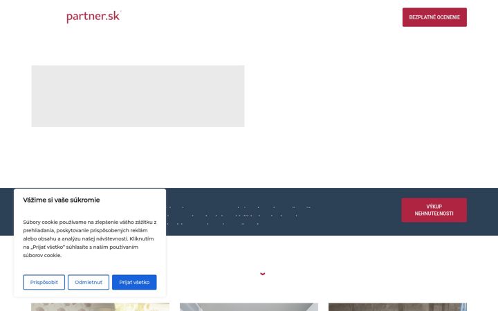 Screenshot of homepartner.sk