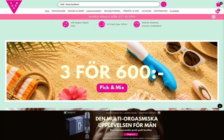 Screenshot of homeparty.se