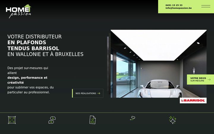 Screenshot of homepassion.be