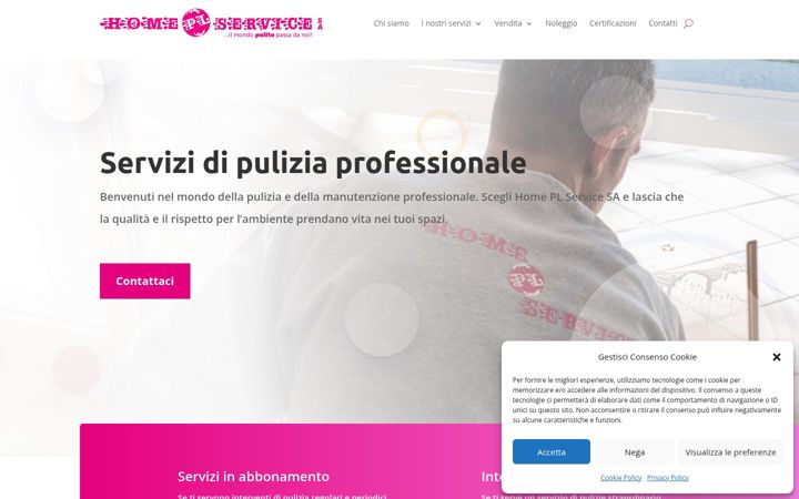 Screenshot of homeplservice.ch