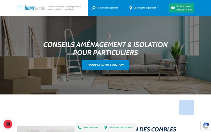 Skärmbild av homepratik.fr