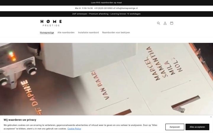Screenshot of homeprestige.nl