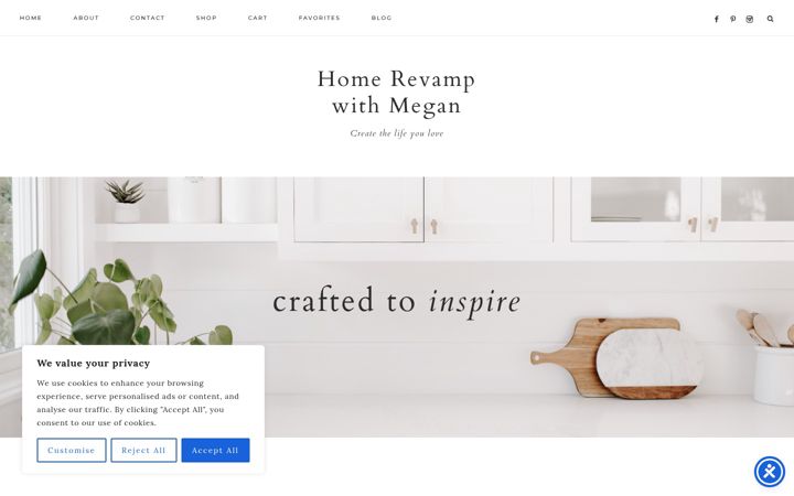 Screenshot of homerevampwithmegan.com