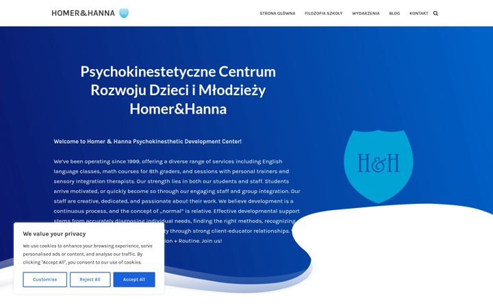 Screenshot of homerhanna.pl