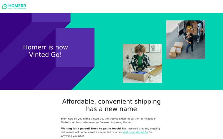 Screenshot of homerr.com