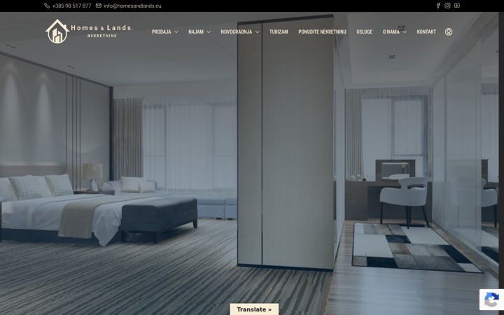 Screenshot of homesandlands.eu