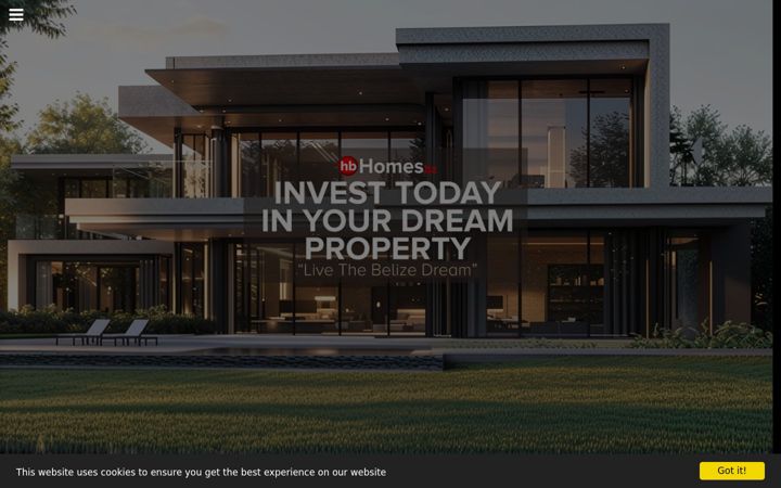 Screenshot of homesbz.com