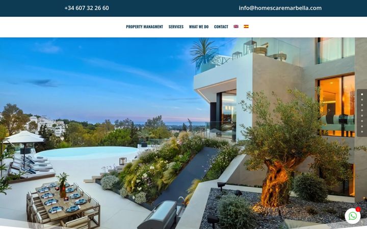 Screenshot of homescaremarbella.com