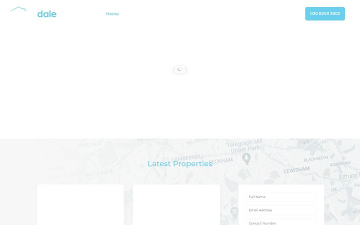 Screenshot of homesdaleproperty.co.uk