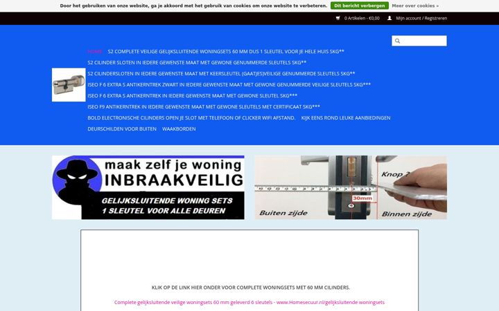 Screenshot of homesecuur.nl