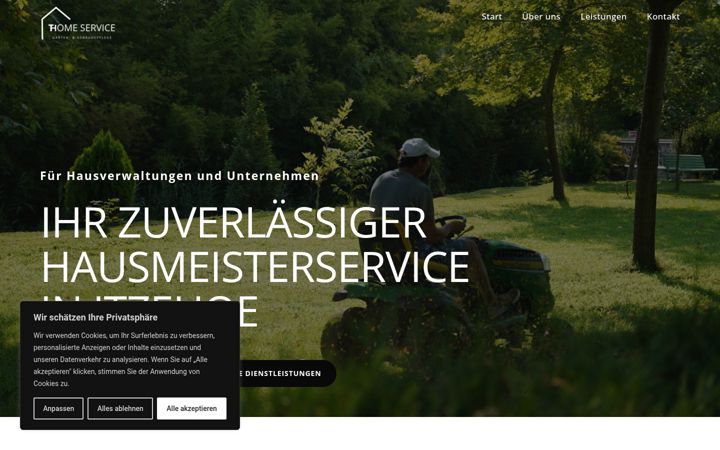 Screenshot of homeservice-itzehoe.de