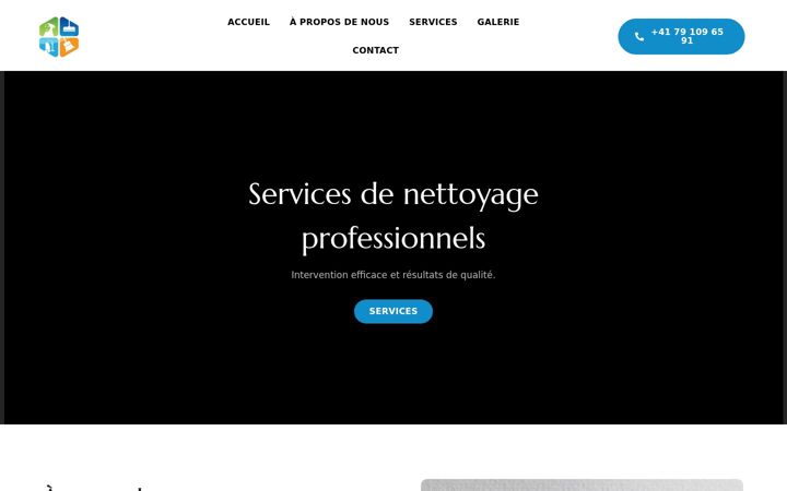 Screenshot of homeservices-sarl.ch