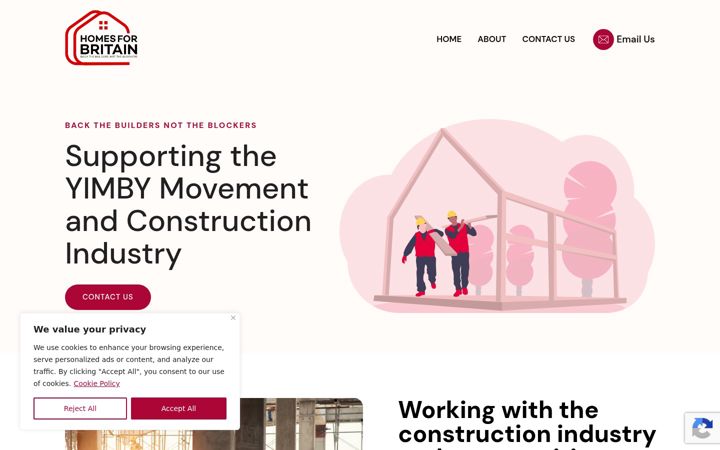 Screenshot of homesforbritain.org