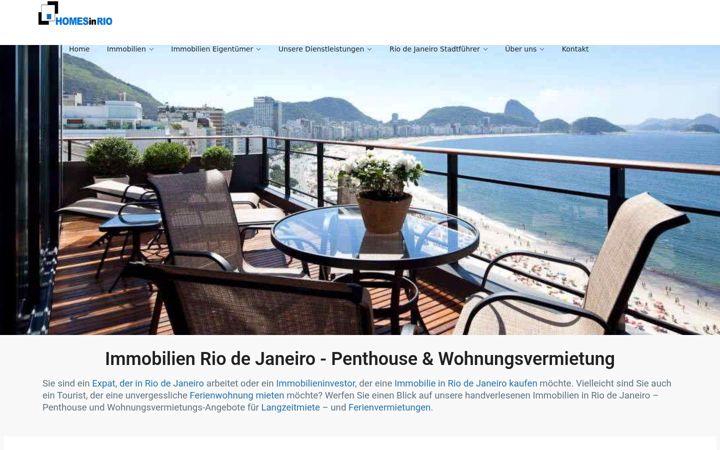 Screenshot of homesinrio.de