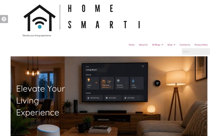 Screenshot of homesmarti.co.uk