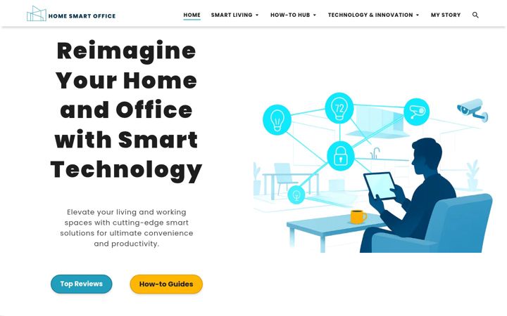 Screenshot of homesmartoffice.com