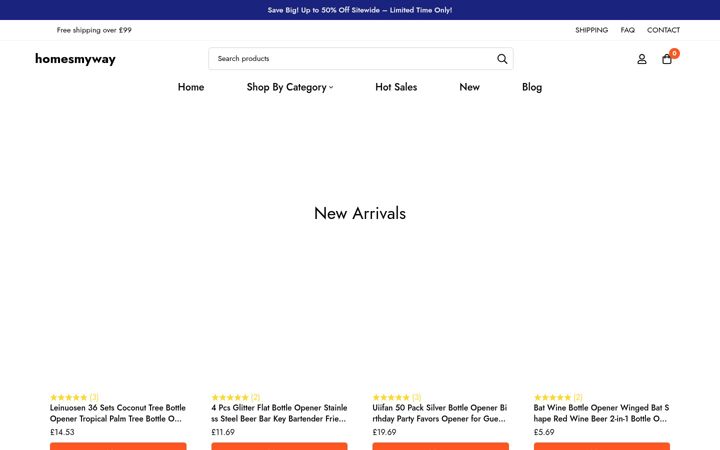 Screenshot of homesmyway.co.uk