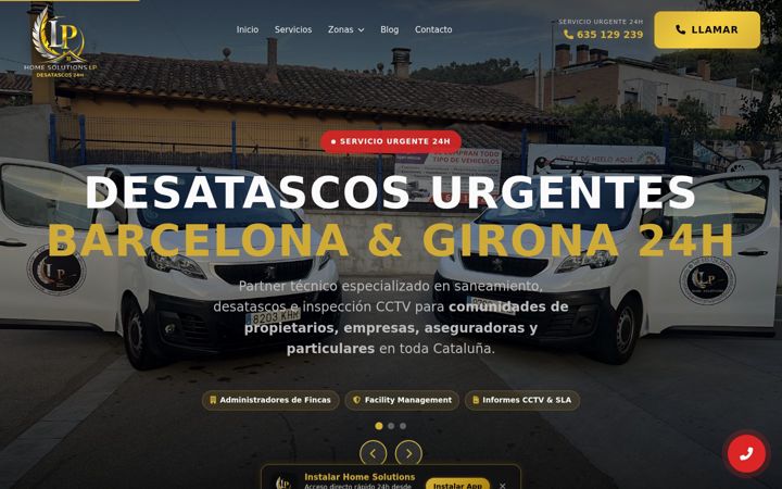 Screenshot of homesolutionslp.es