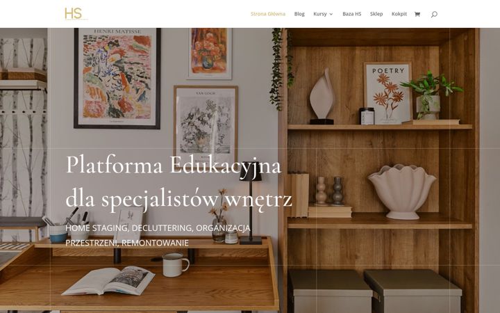 Screenshot of homestaging.edu.pl
