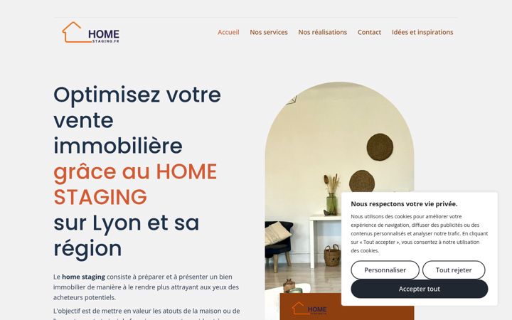 Screenshot of homestaging.fr