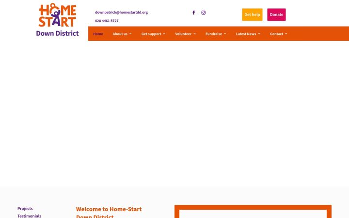 Screenshot of homestartdd.org