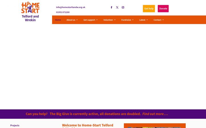 Screenshot of homestarttelfordandwrekin.co.uk