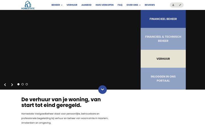 Screenshot of homestatevastgoedbeheer.nl