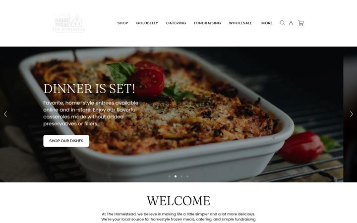 Screenshot of homesteadbuttery.com