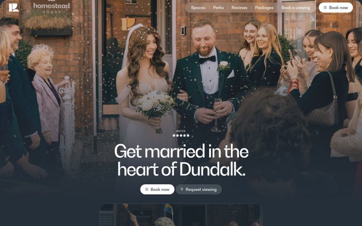 Screenshot of homesteadhouse.ie