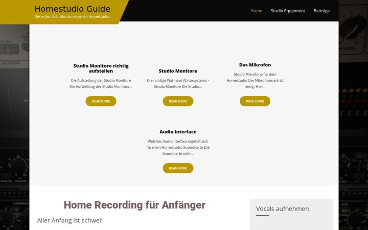 Screenshot of homestudioguide.de
