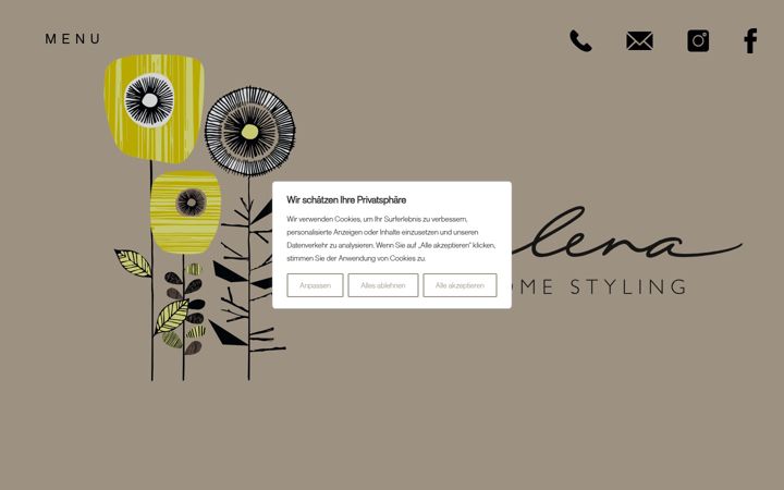 Screenshot of homestylinghelena.at