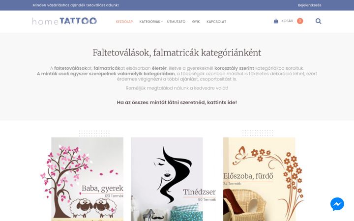 Screenshot of hometattoo.hu