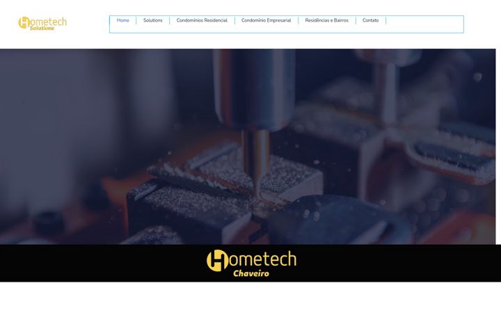 Screenshot of hometechsolutions.com.br