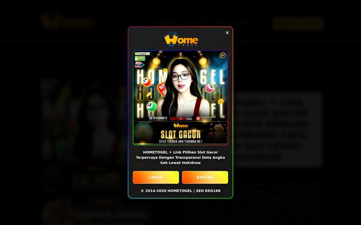 Screenshot of hometogel168.eu.com