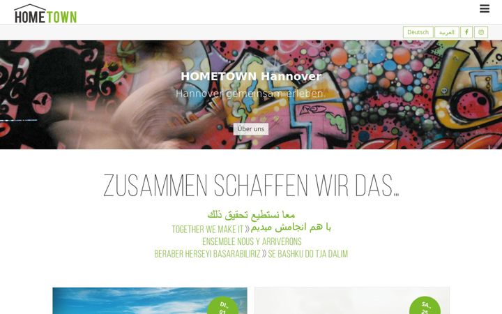 Screenshot of hometown-hannover.de