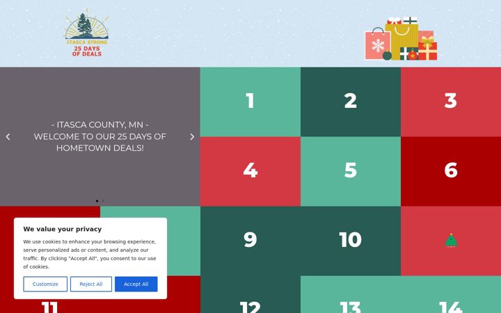 Screenshot of hometowndeals.org