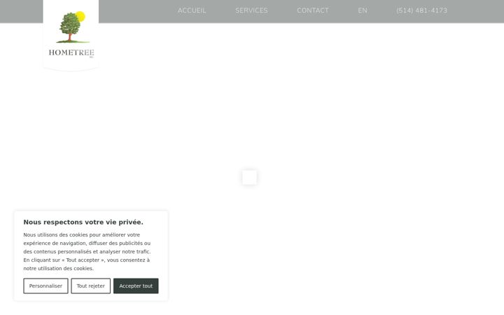 Screenshot of hometree.ca