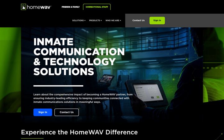 Screenshot of homewav.com