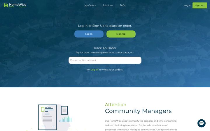 Screenshot of homewisedocs.com