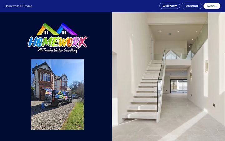 Screenshot of homeworkalltrades.co.uk