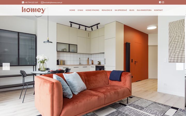 Screenshot of homey.com.pl