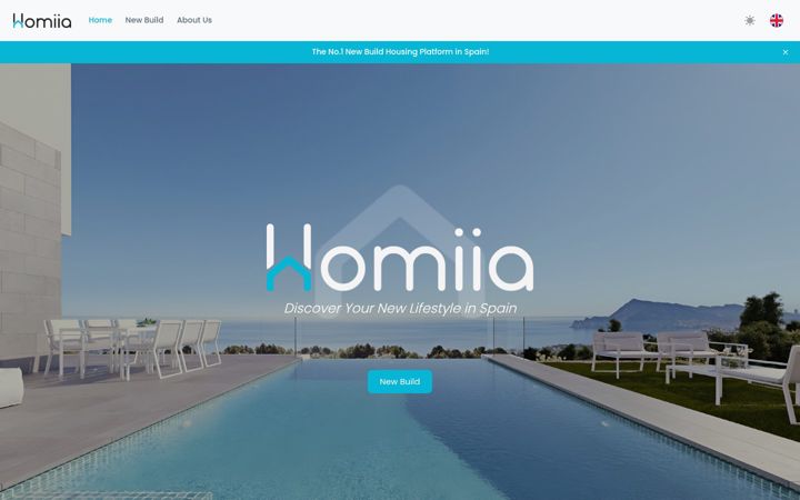 Screenshot of homiia.com