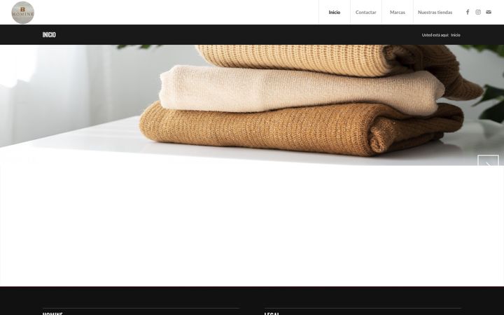Screenshot of hominemallorca.com