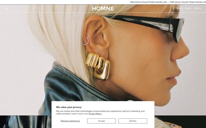 Screenshot of homne.co