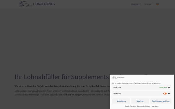 Screenshot of homo-novus.de