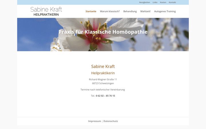 Screenshot of homoeocur.de