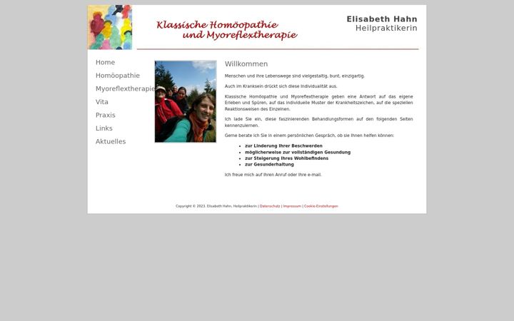 Screenshot of homoeopathie-hahn.de